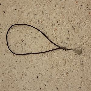 TCU necklace, purple cord